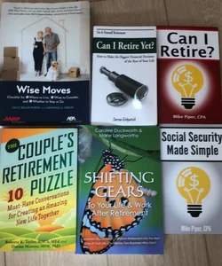 Collection of retirement books