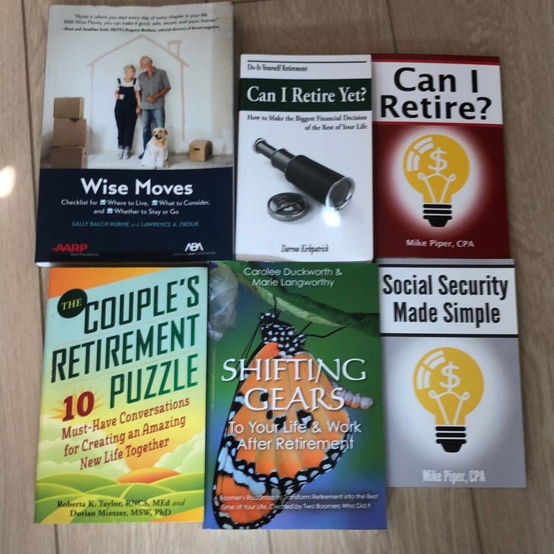 Collection of retirement books