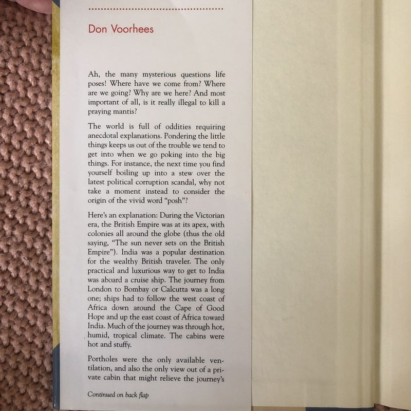 The Book of Totally Useless Information