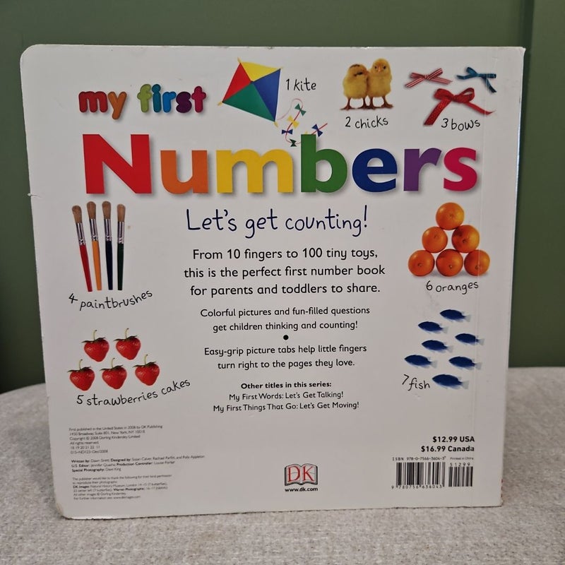 Tabbed Board Books: My First Numbers