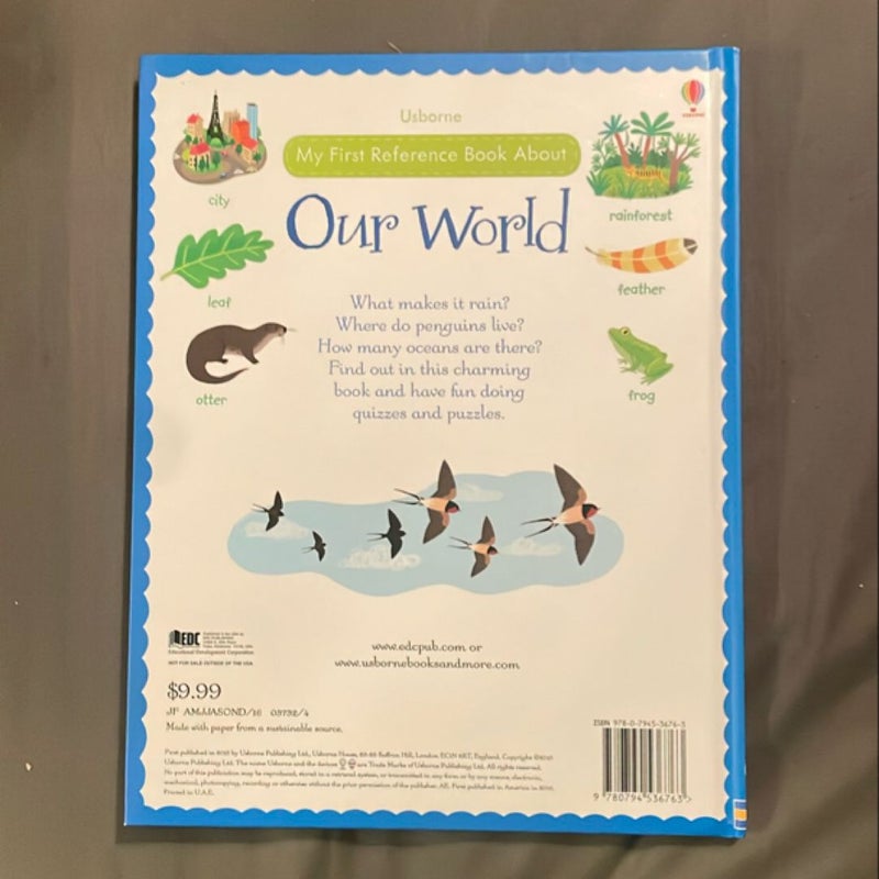 My First Refernce Book About Our World