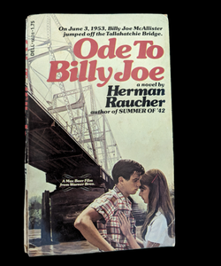 Ode to Billy Joe by Herman Raucher 1976 8th Print Movie Tie-In Dell Paperback 