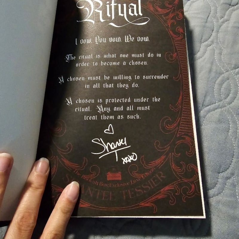 The Ritual *Signed* by Shantel Tessier, Hardcover | Pangobooks