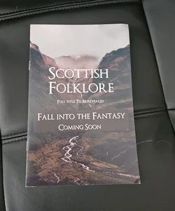 Scottish Fantasy Book Sneak Peak Pamphlet Allison Aldridge. Exclusive bonus