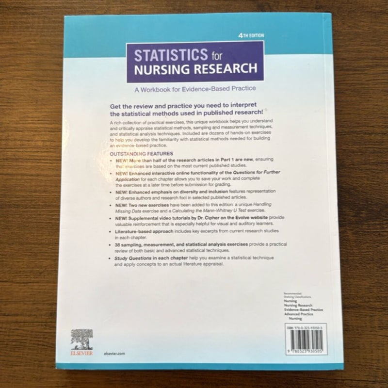 Statistics for Nursing Research