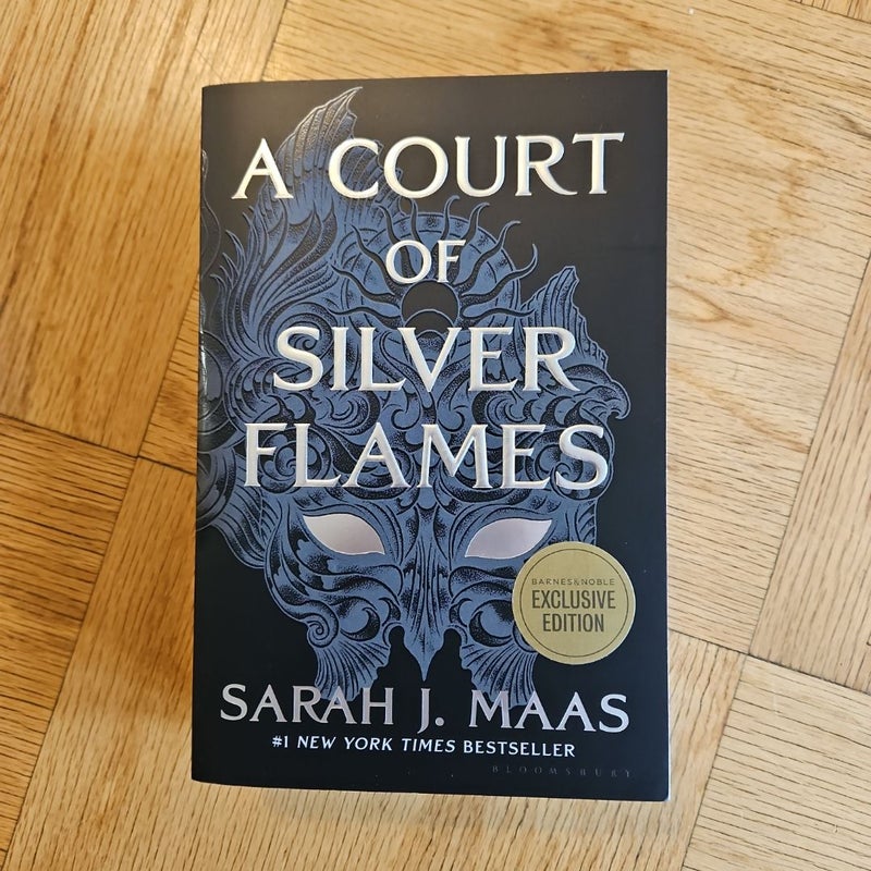 A Court of Silver Flames Barnes and Noble Exclusive Paperback OOP by Sarah J. Maas