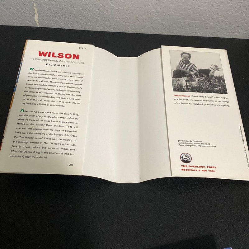 Wilson: a Consideration of the Sources
