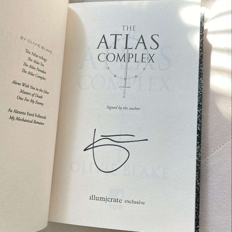 Signed Illumicrate Special Edition The Atlas Complex