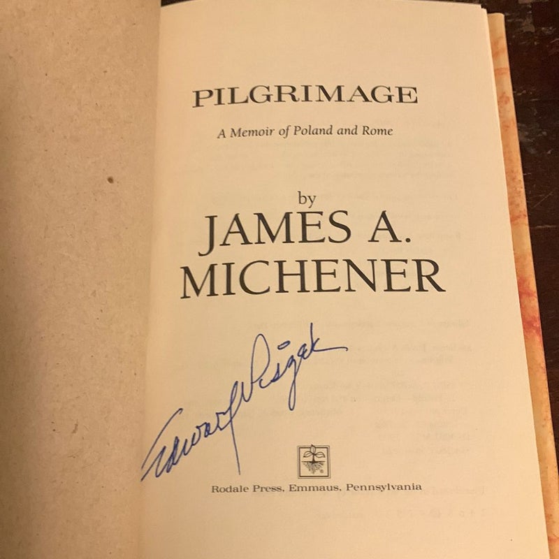 PILGRIMAGE- SIGNED 1st/1st Hardcover!