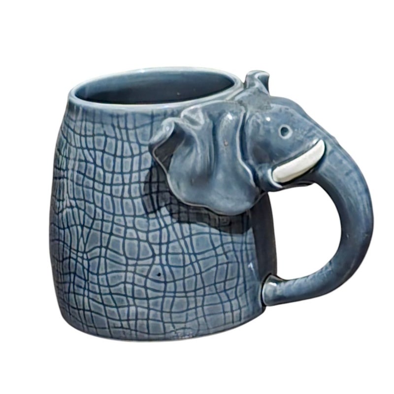 Vandor Imports Vintage Grey Elephant Mug 1978 Barbi Jo Stim