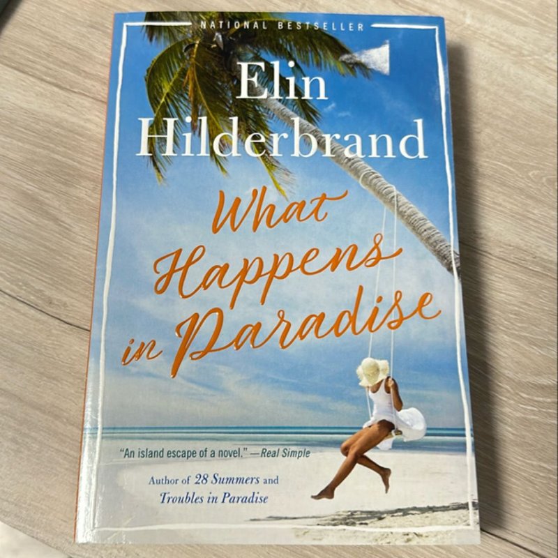 What Happens in Paradise by Elin Hilderbrand, Paperback Pangobooks