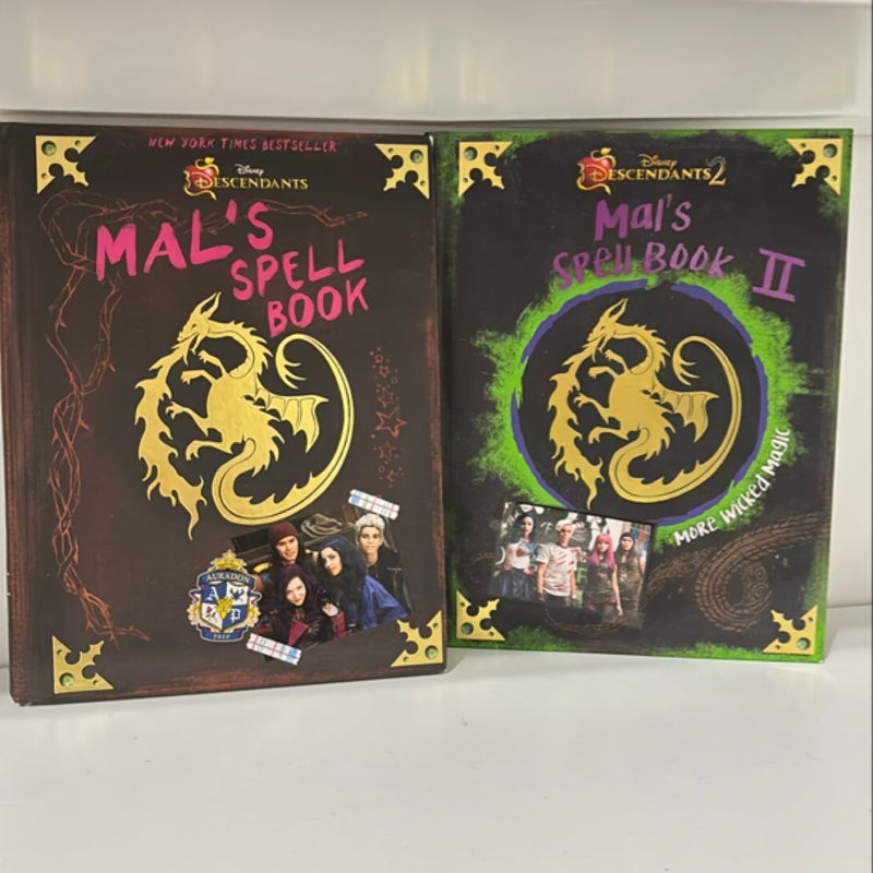 Descendants: Mal's Spell Book 1 and 2