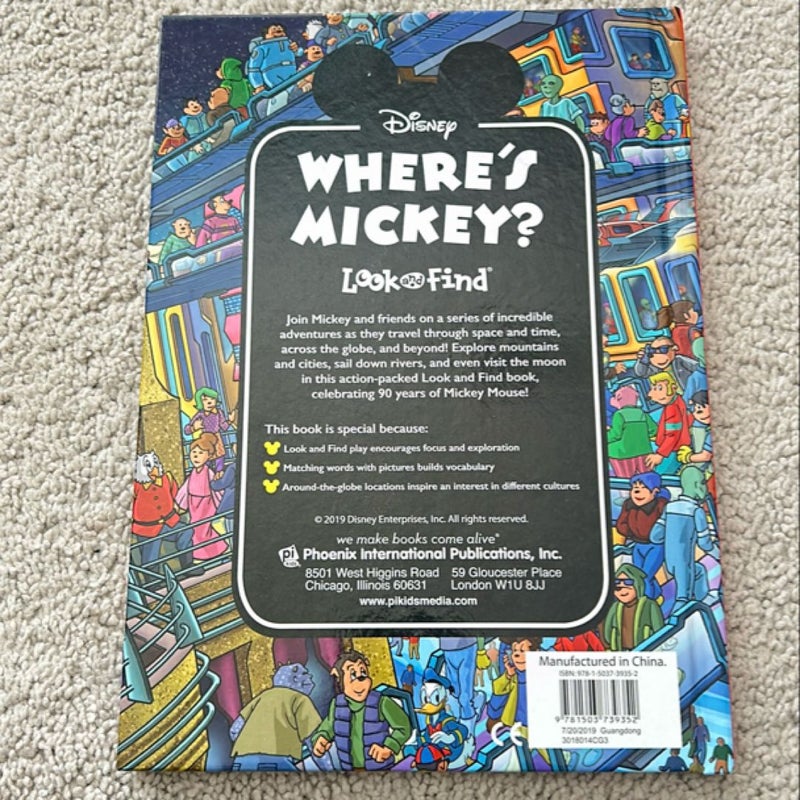 Disney: Where's Mickey? a Look and Find Book