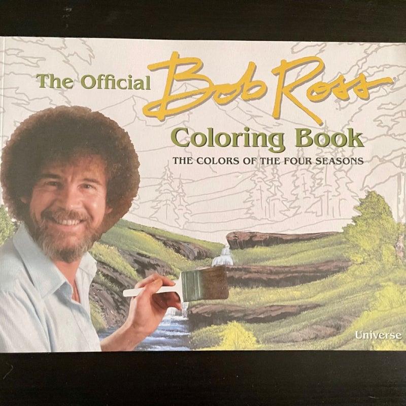 Official Bob Ross Colouring Book