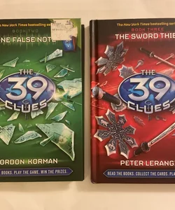39 Clues - Book 1 (One False Note) & Book 2 (The Sword Theif)