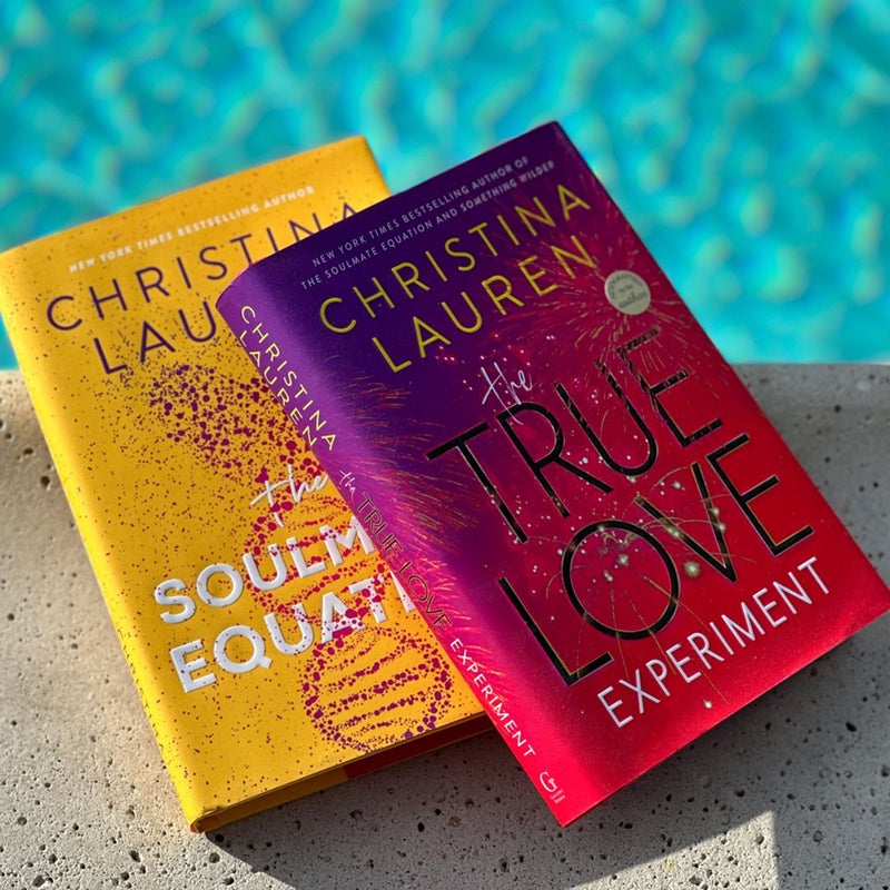 SIGNED by hand Two Books Bundle The Soulmate Equation The True Love Experiment 