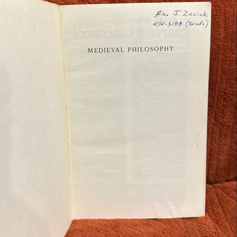 Medieval Philosophy ( copyright 1961 )