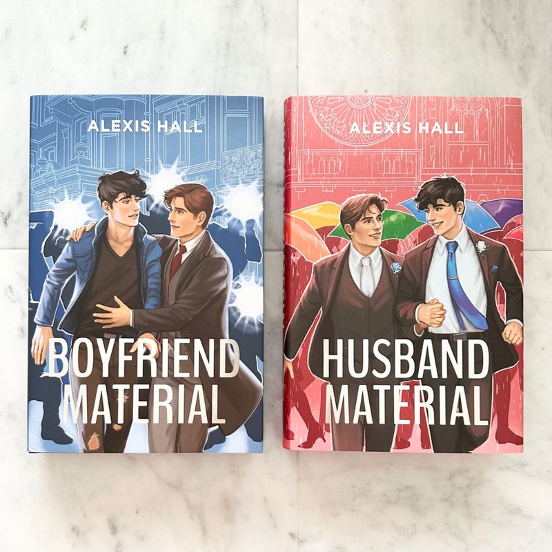 Signed* Illumicrate Afterlight: Boyfriend Material and Husband Material by  Alexis Hall, Hardcover