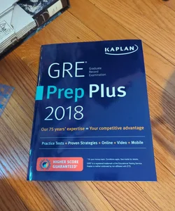 GRE Premier 2018 with 6 Practice Tests