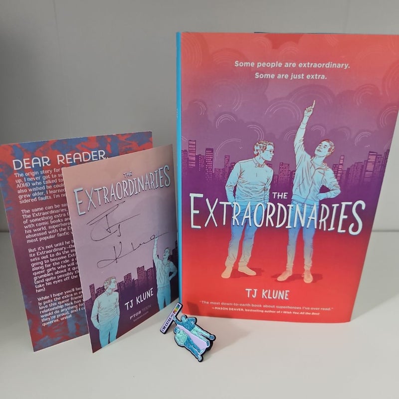 The Extraordinaries - with Signed book plate