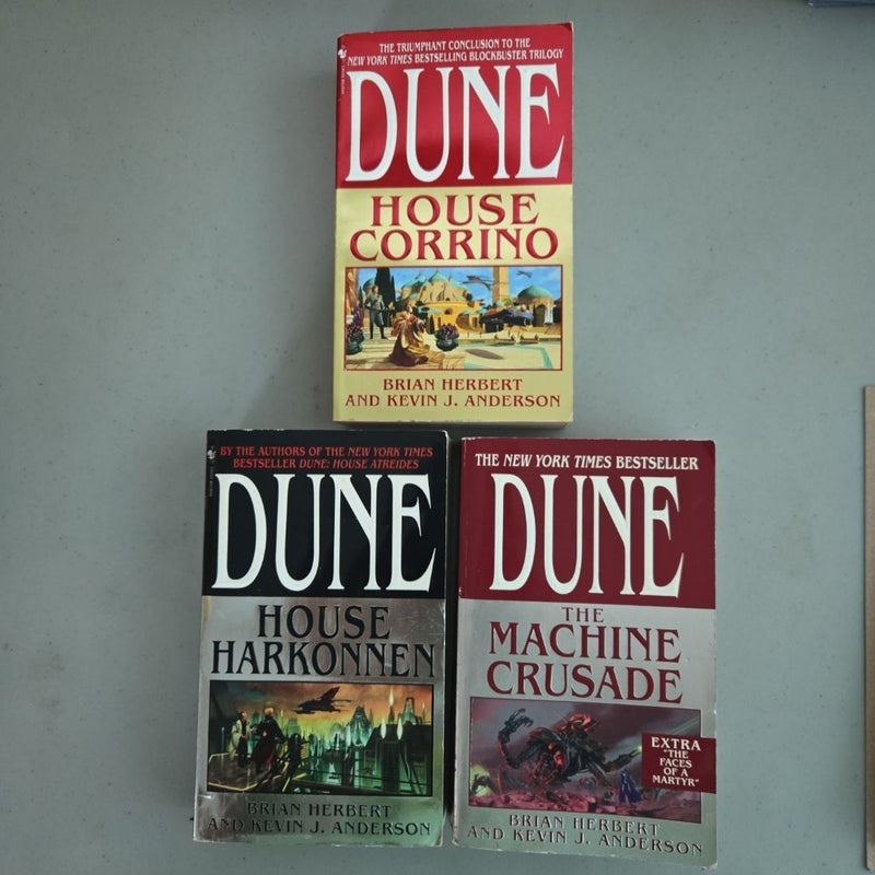 Lot of 3 Dune Books