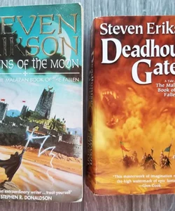 GARDENS OF THE MOON & DEADHOUSE GATES MALAZAN BOOK OF THE FALLEN BOOKS #1 AND #2 Epic Fantasy