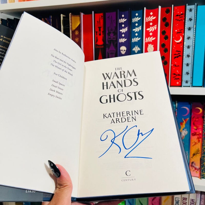 The Warm Hands of Ghosts WATERSTONES SIGNED SPECIAL EDITION