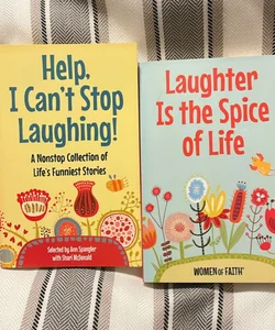 2 Christian Book Lot on Laughter