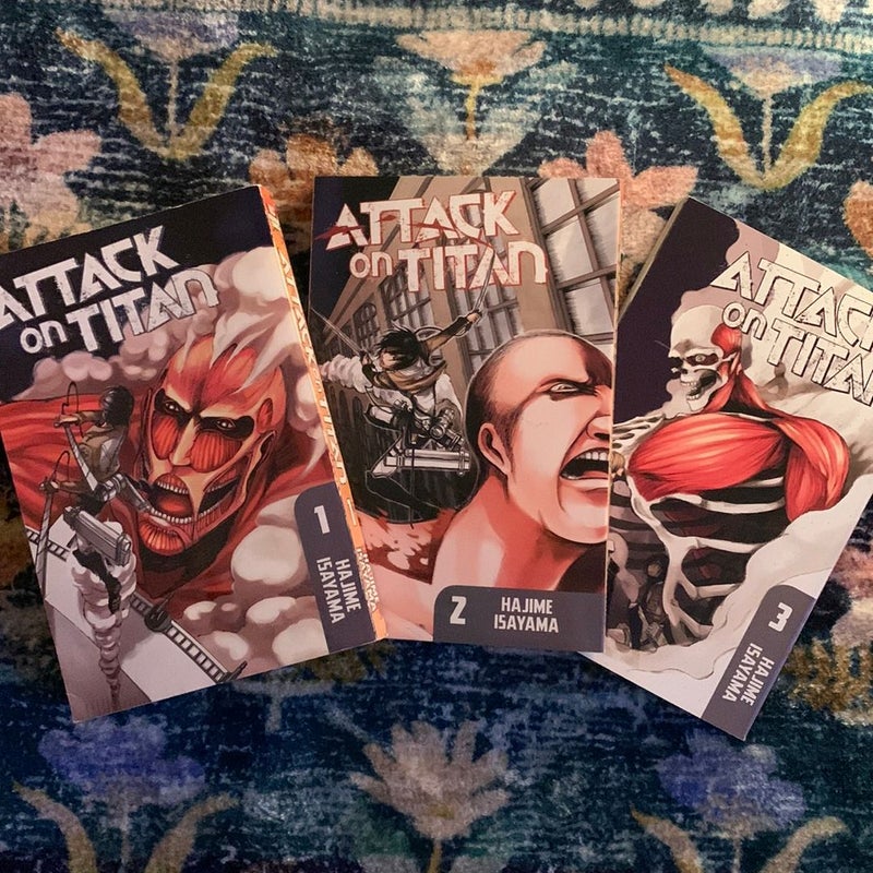 Attack on Titan Volumes 1-3