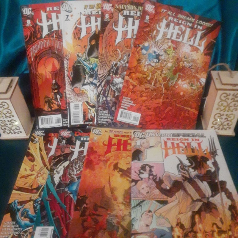 Reign in Hell DC Comics 2,3,4,5,6,7,8, special comic lot