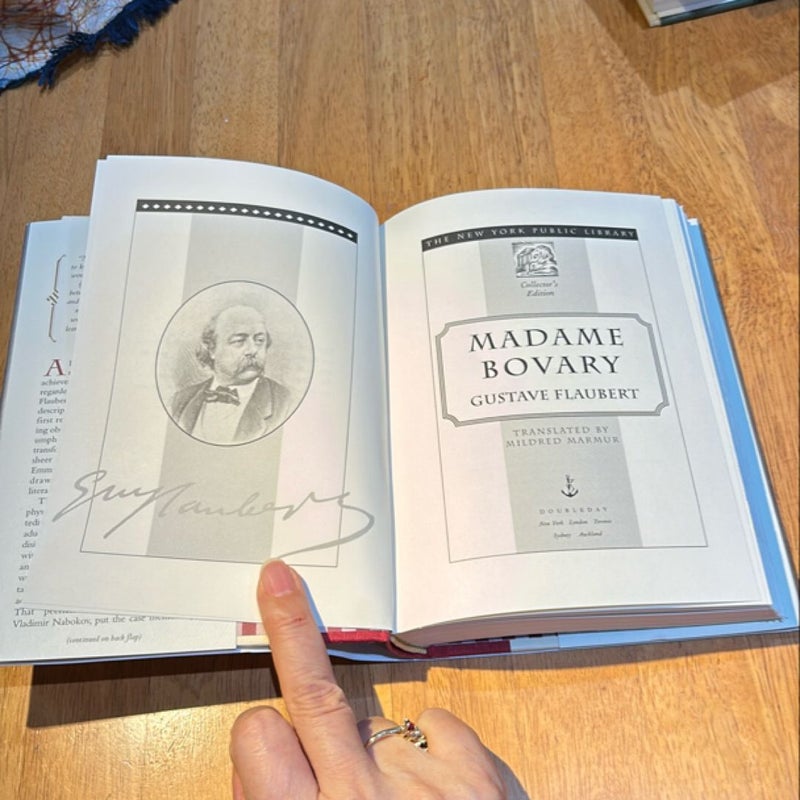 The New York Public Library Collector’s Edition/1st * Madame Bovary