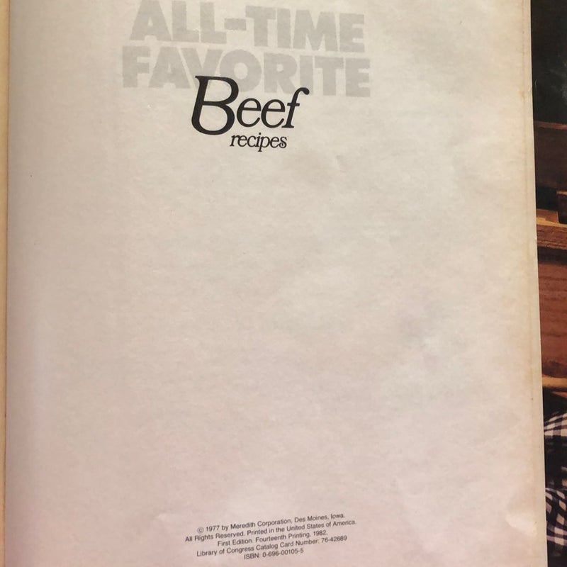 All Time Favorite Beef Recipes 