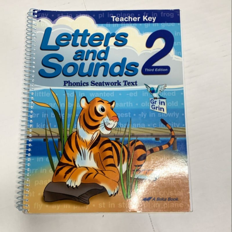 Abeka Letters and Sounds 2 Teacher Key Set of 2