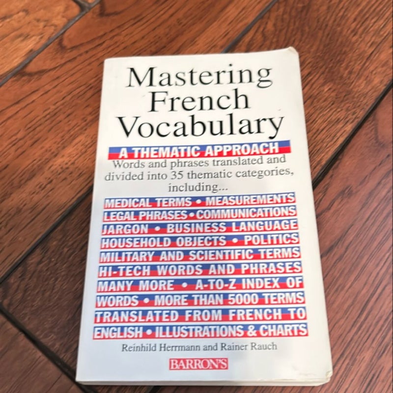 Mastering French Vocabulary