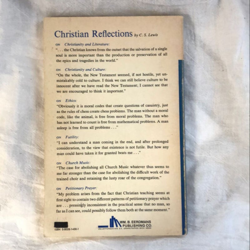 Christian Reflections