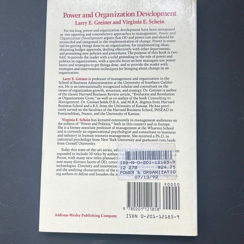 Power and Organization Development