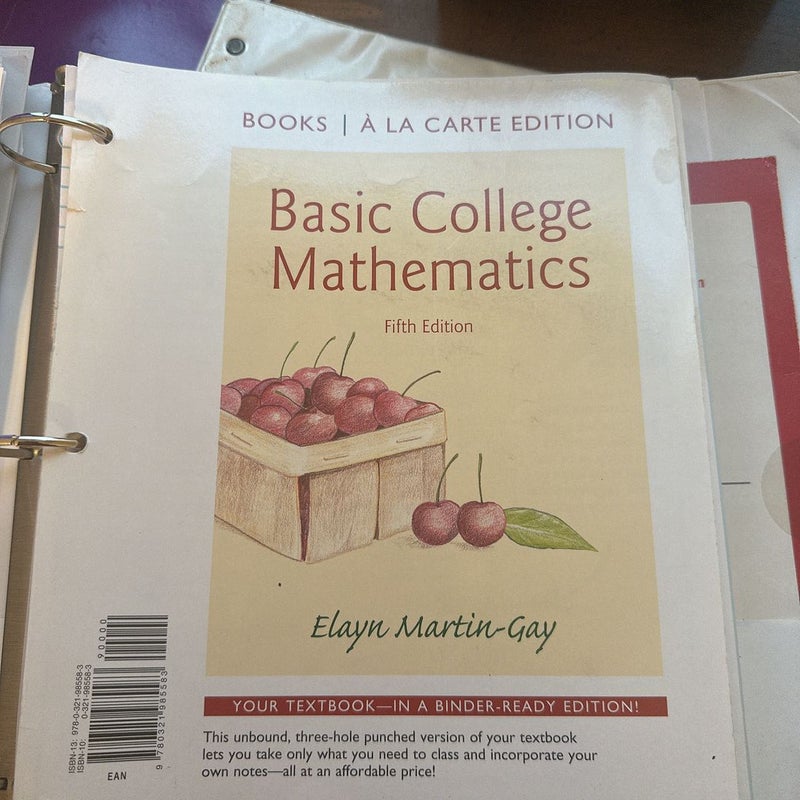 Basic College Mathematics, Books a la Carte Edition