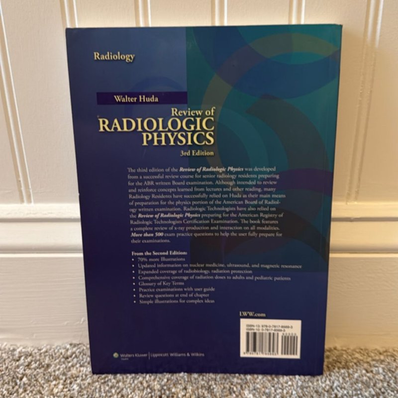 Review of Radiologic Physics