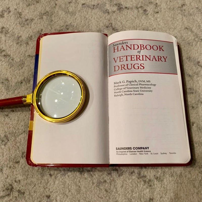 Saunders Handbook of Veterinary Drugs