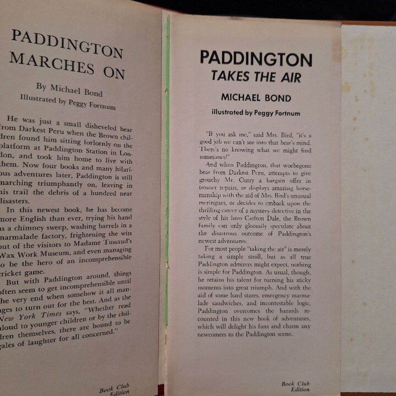 2 - Vintage Paddington Bear books