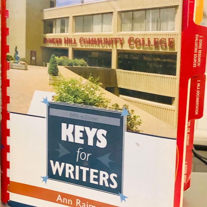 Keys for Writers Fifth Edition 1026994 Career-Family-Education-Personal: community college book