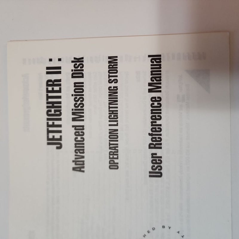 Jetfighter ll manual set 