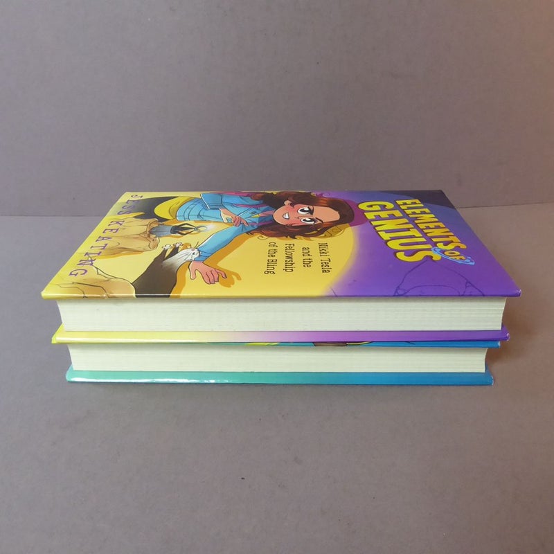 Elements of Genius Nikki Tesla Bundle of 2 HC books