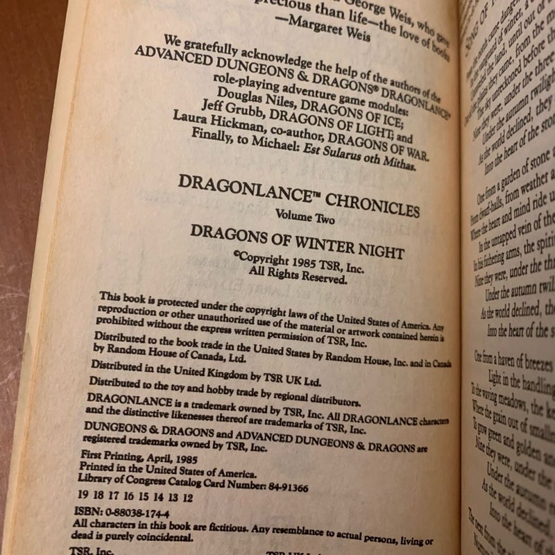 DragonLance: Complete Chronicles Trilogy: Dragons of Autumn Twilight, Dragons of Winter Night, Dragons of Spring Dawning