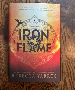 Iron Flame (1st Edition Sprayed Edges, NEW never been read)