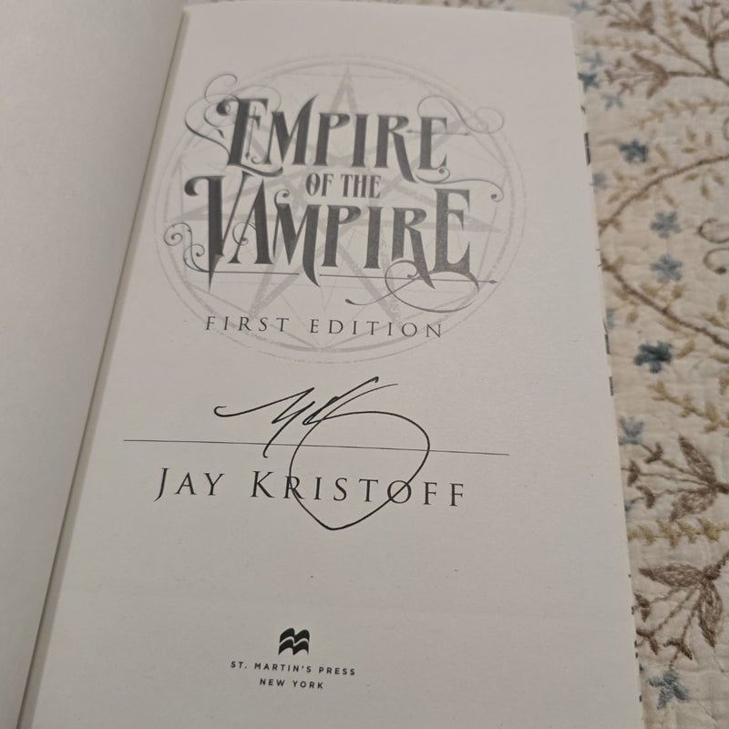 Empire of the Vampire - Barnes & Noble Signed Edition