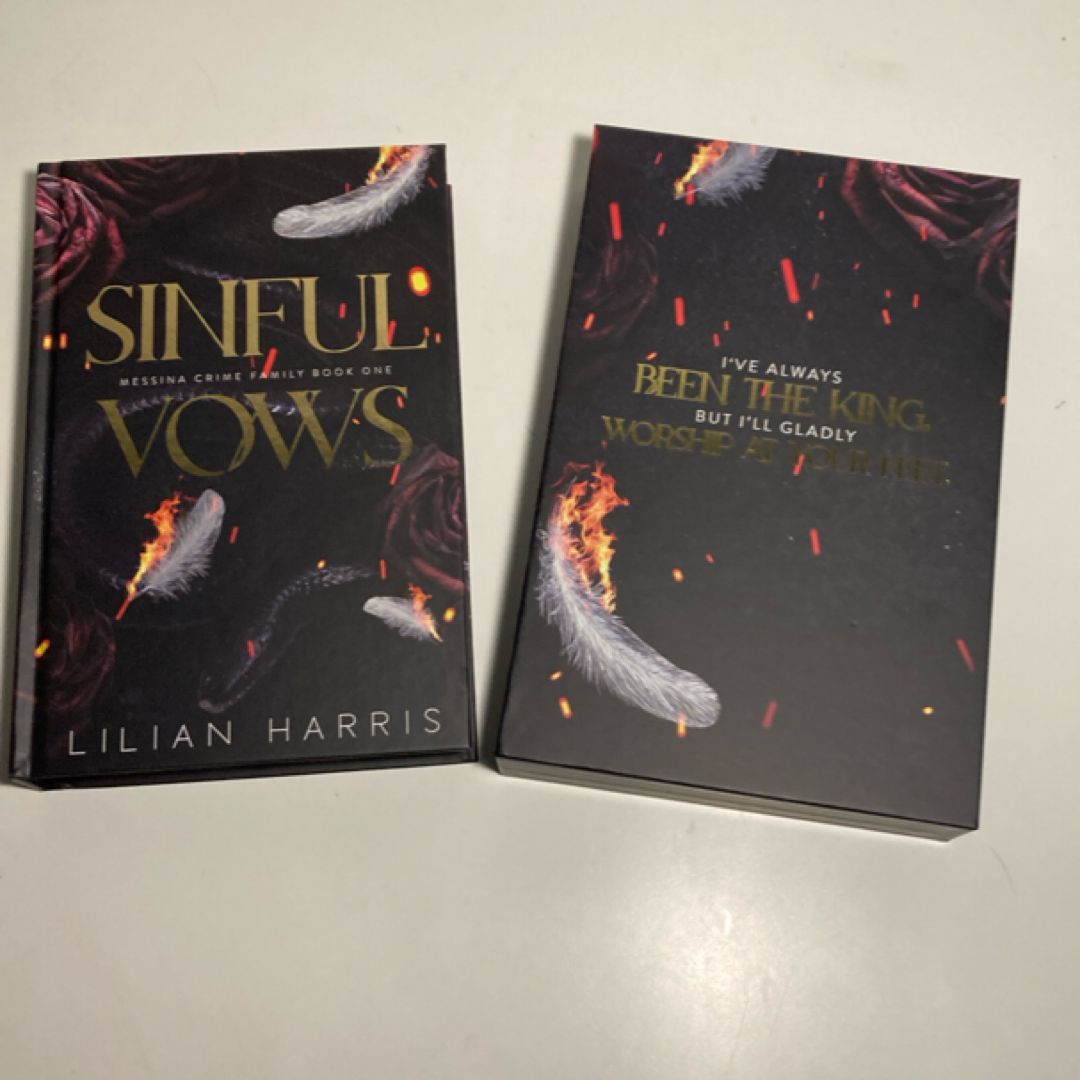 Sinful Vows Deluxe Boxed Hardcover Signed Edition