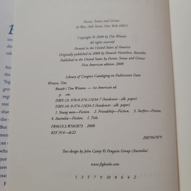 Breath (2008 First Edition)