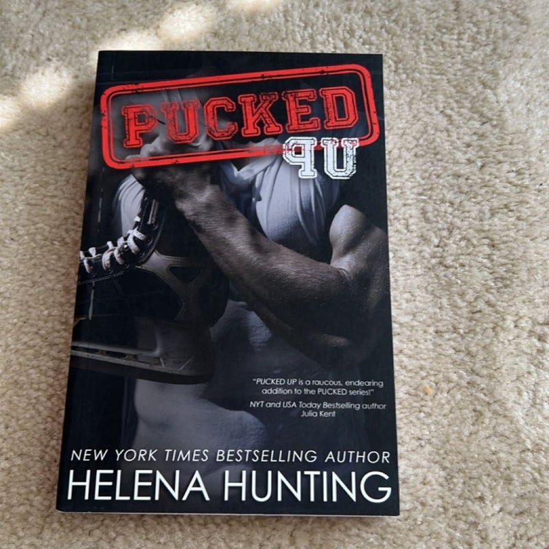 New SIGNED Pucked Up by Helena Hunting Paperback