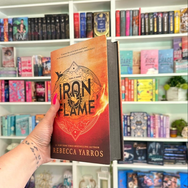 Iron Flame (first edition with sprayed edges)